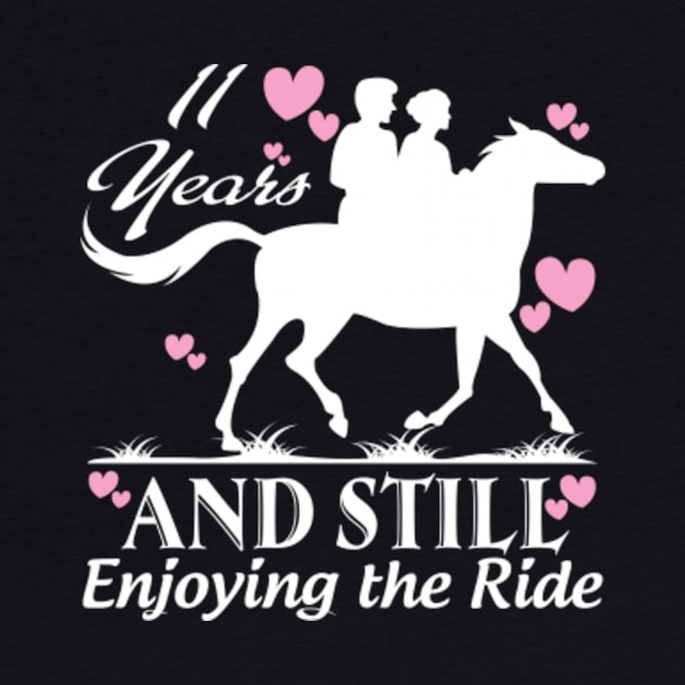 11 years and still enjoying the ride by bestsellingshirts